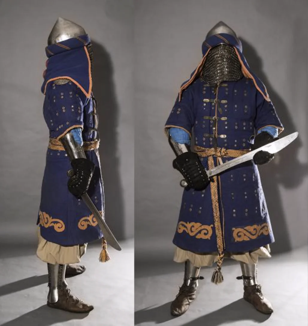 a man in armor with a sword