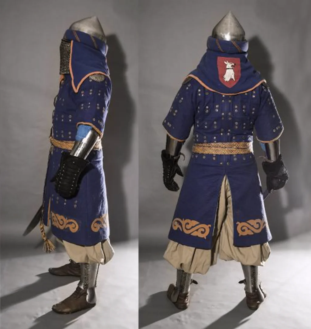 a man in armor with a sword